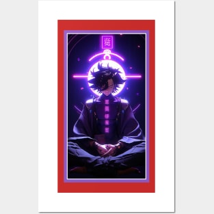 Anime Hero Power Meditation | Quality Anime Artwork | Anime Power Energy Meditation |  Manga Anime Art Posters and Art